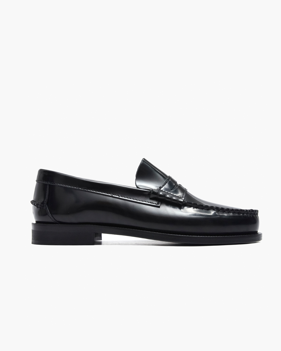 Black College Man Loafers