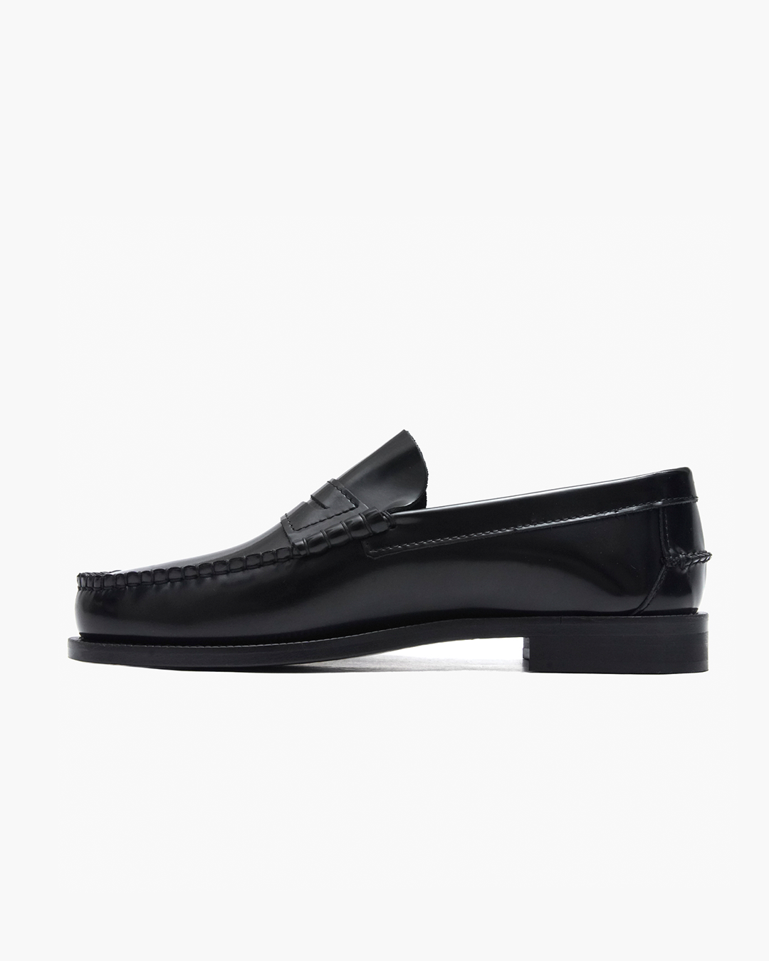 Black College Man Loafers