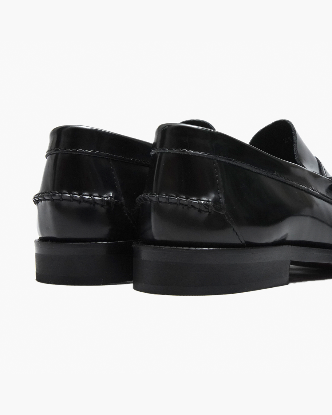 Black College Man Loafers