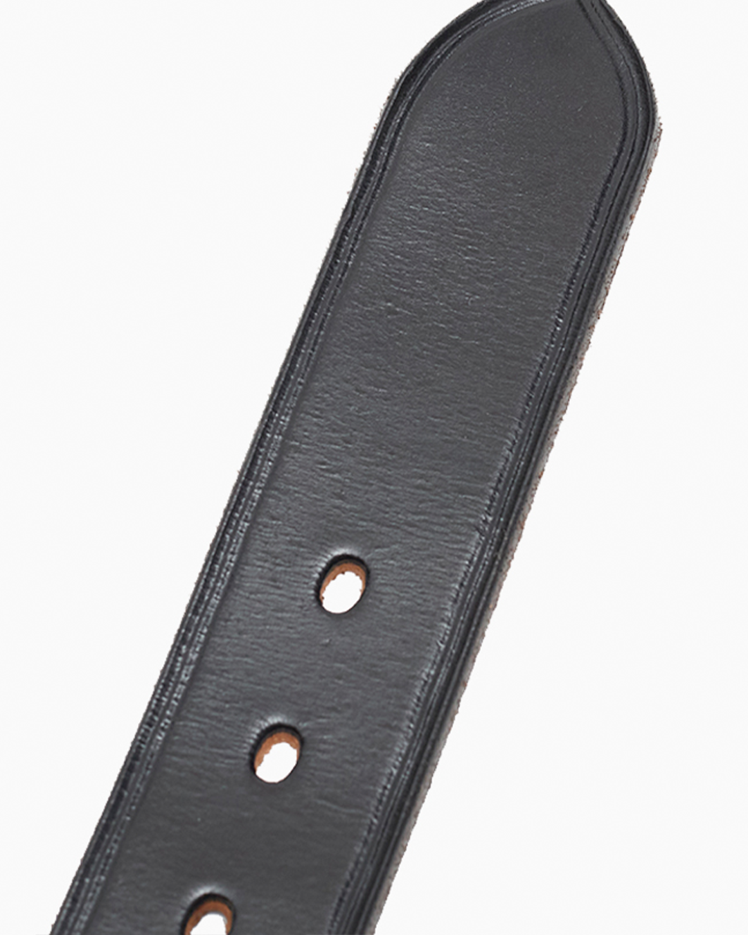 JS x McRostie Black Bridle 1 1/2 Inch Leather Belt