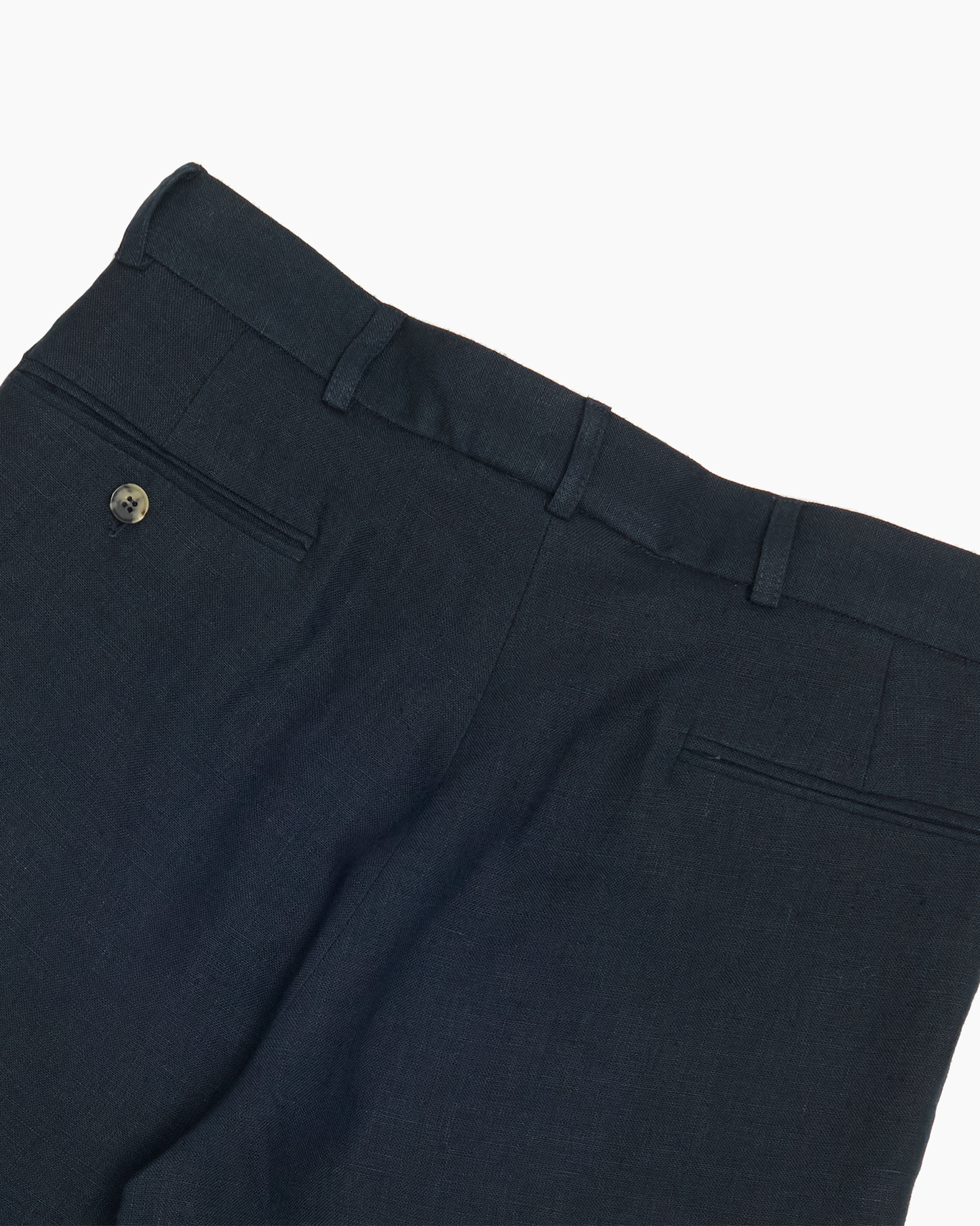 Navy Linen Ivy Trouser