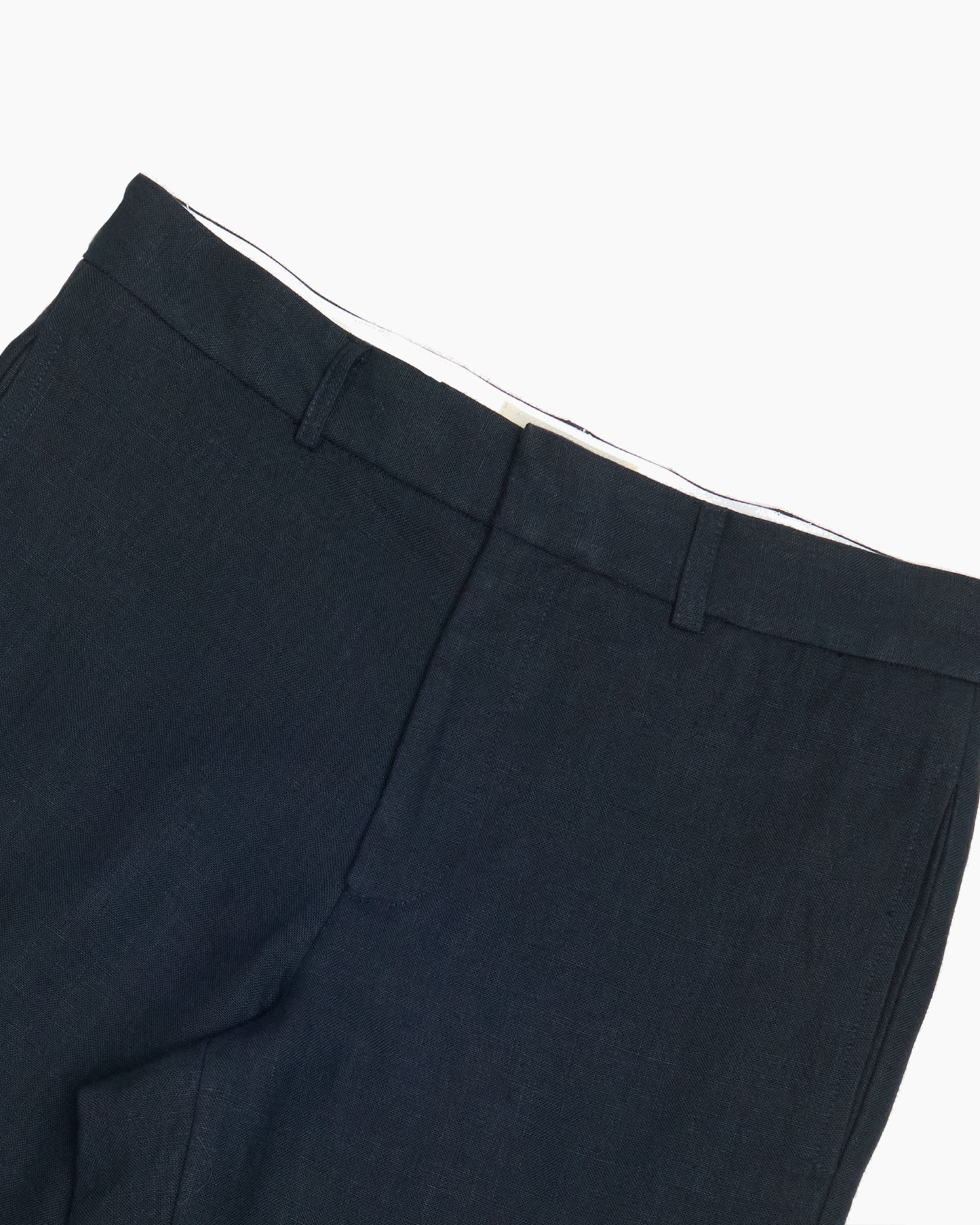 Navy Linen Ivy Trouser