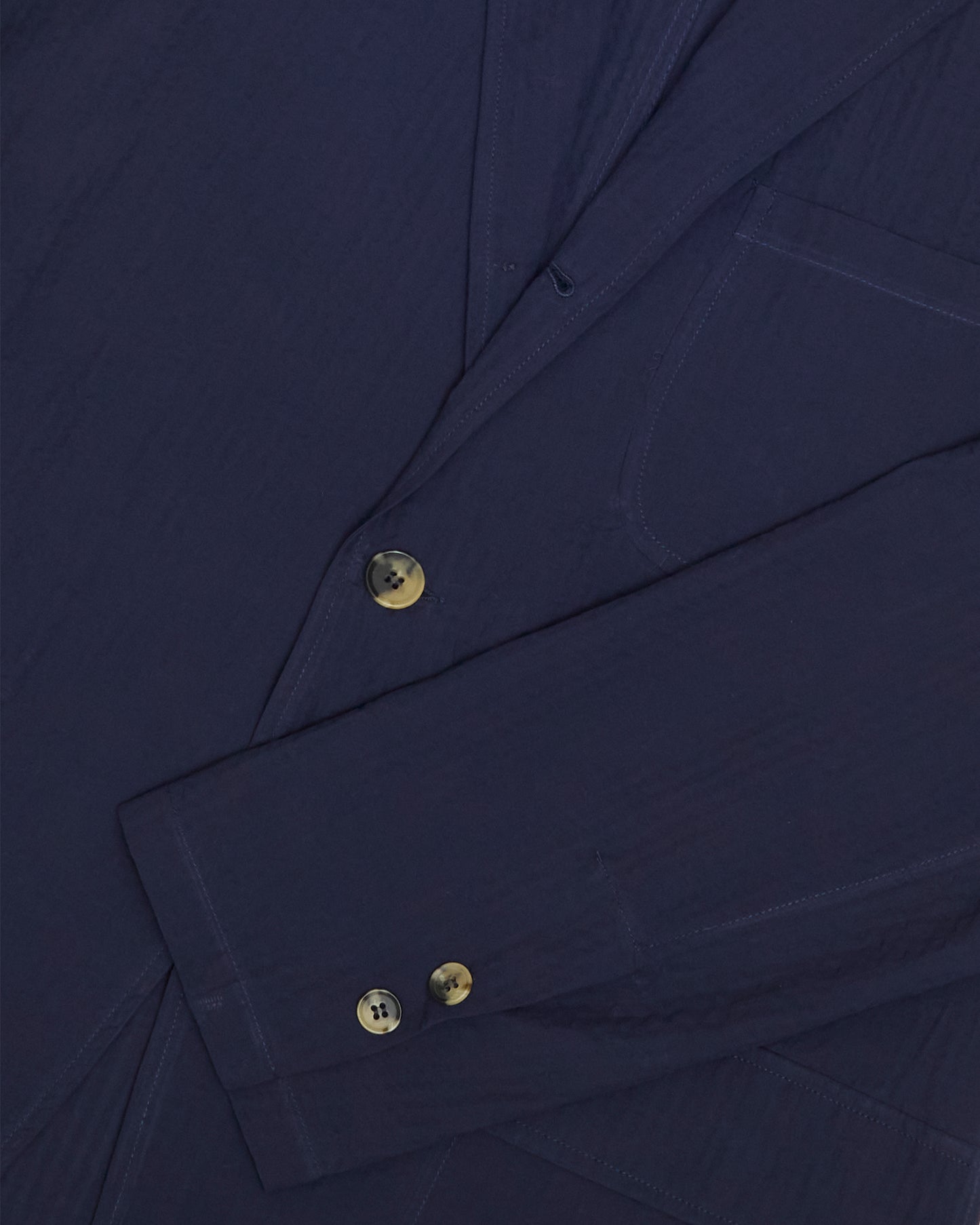 Navy Seersucker Ivy Jacket