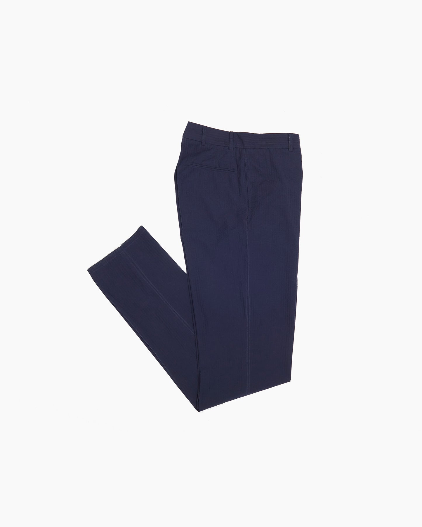 Navy Seersucker Ivy Trouser