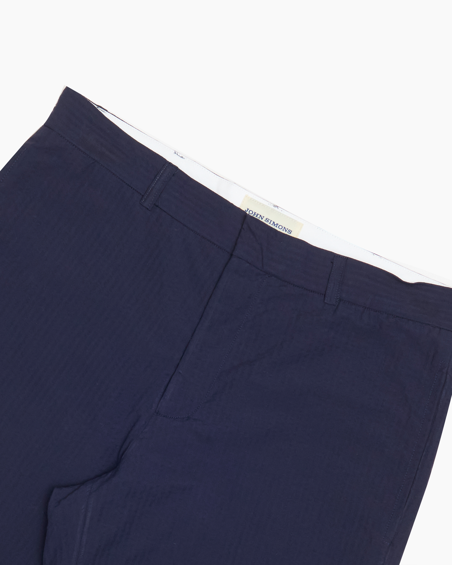 Navy Seersucker Ivy Trouser