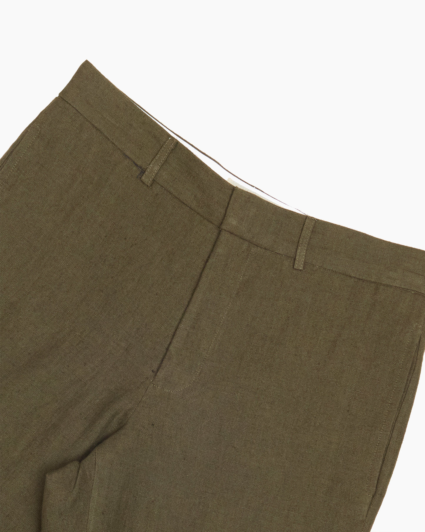 Olive Linen Ivy Trouser