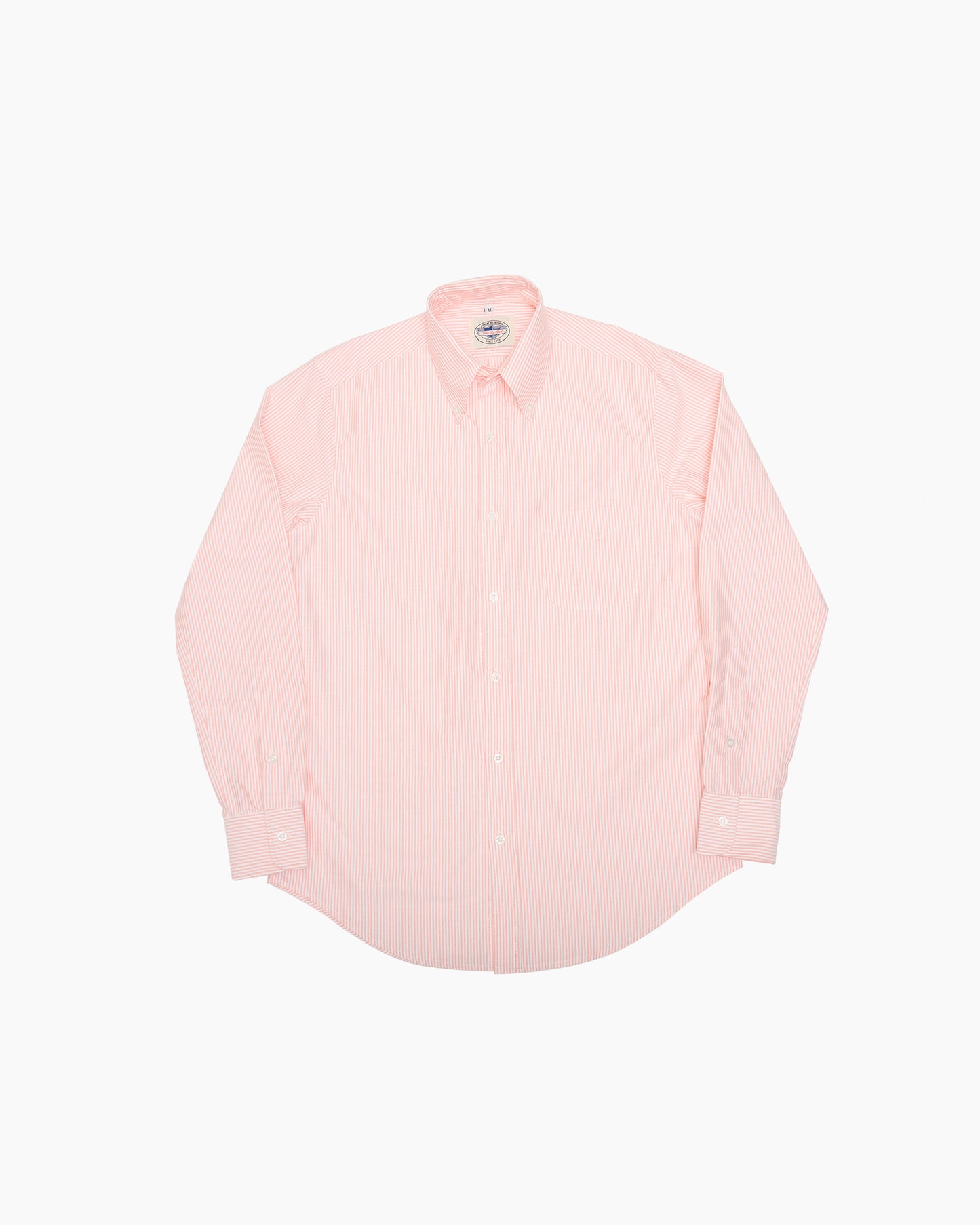 Orange & White University Stripe Ivy Oxford Shirt