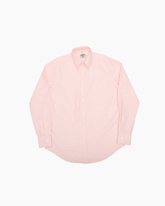 Orange & White University Stripe Ivy Oxford Shirt