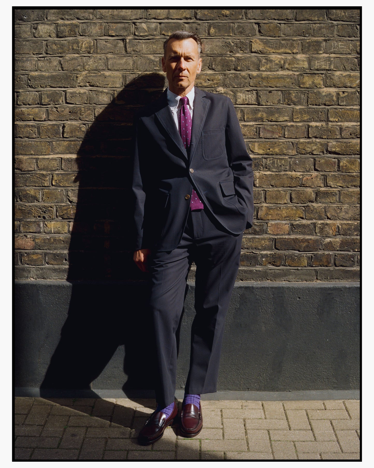 Japanese Navy Cotton Twill Ivy Jacket