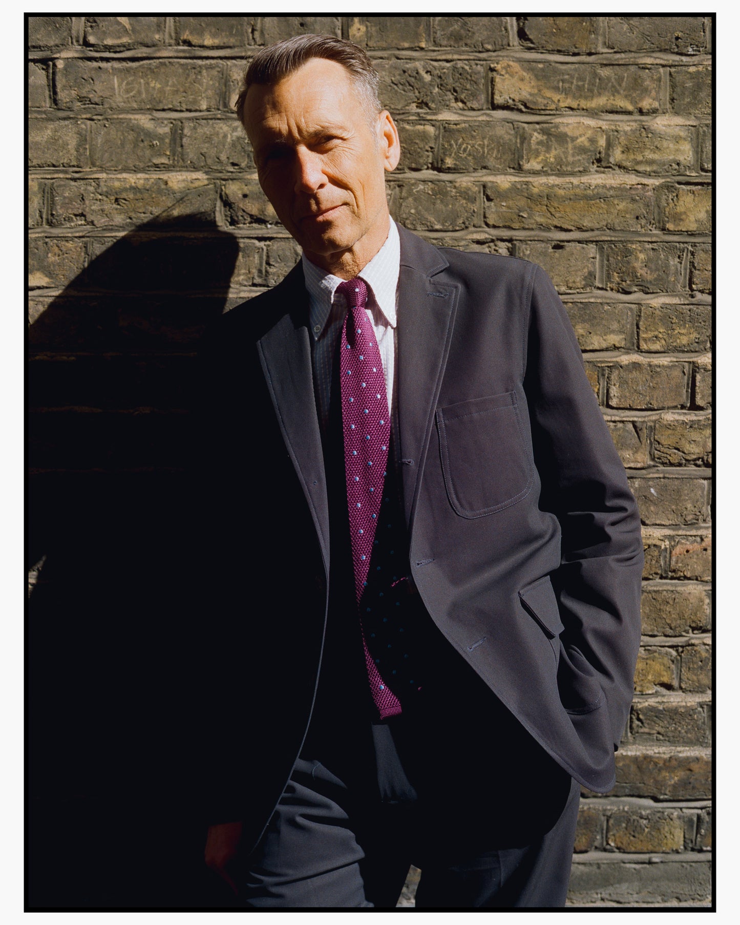 Japanese Navy Cotton Twill Ivy Jacket