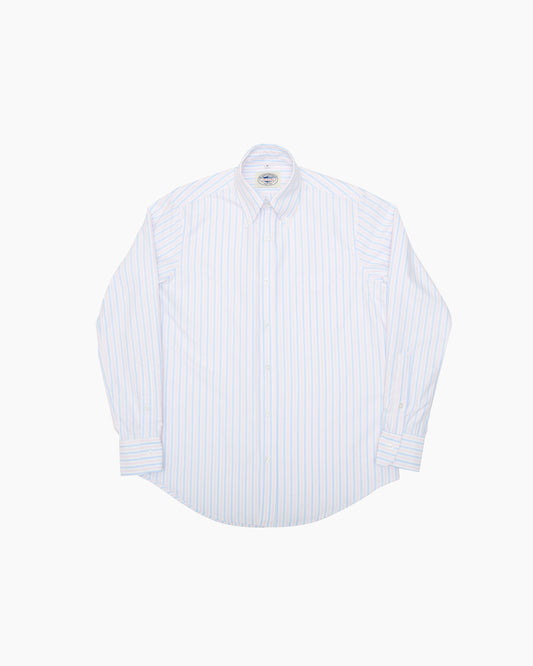 Blue & Pink Stripe Ivy Oxford Shirt