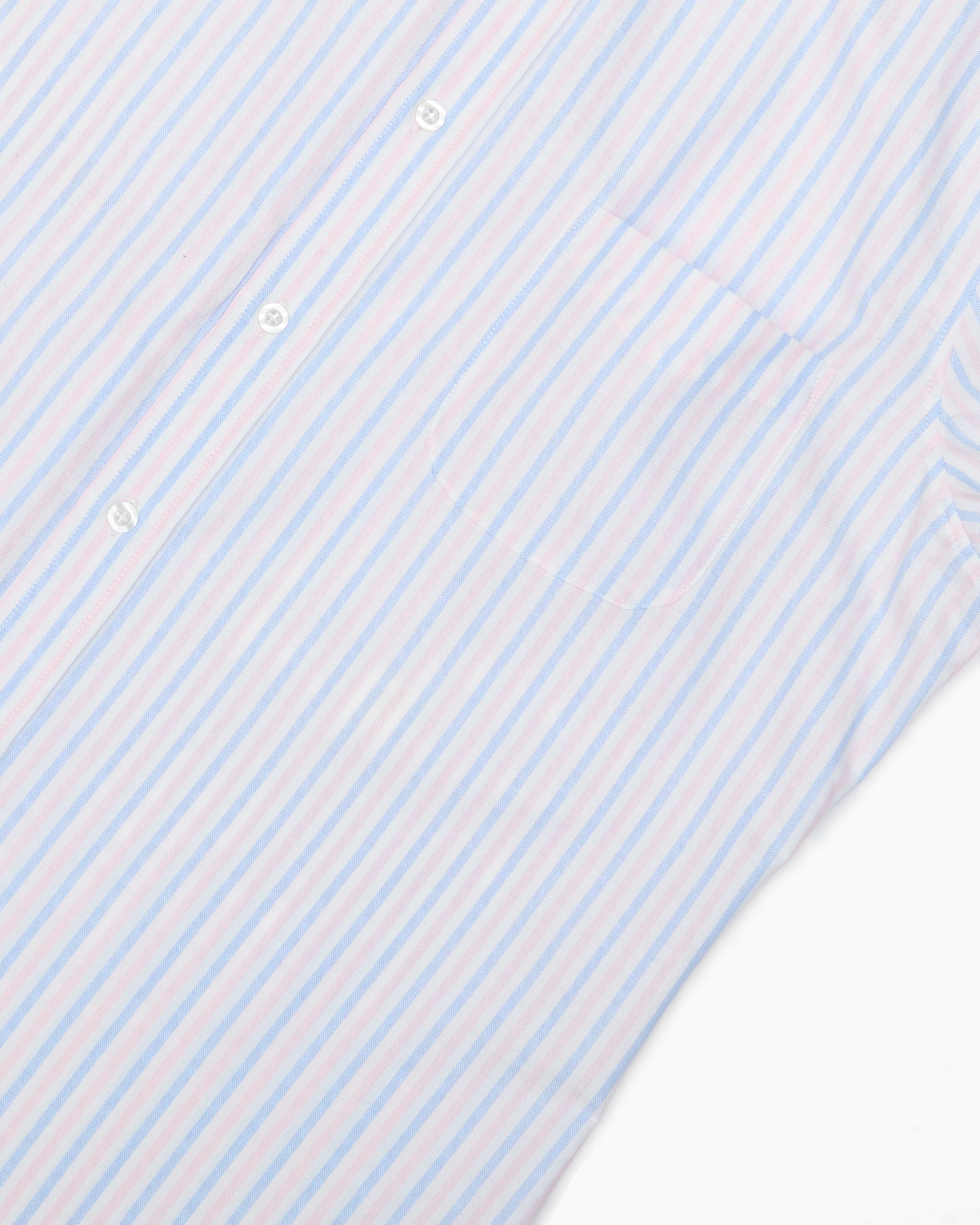 Blue & Pink Stripe Ivy Oxford Shirt
