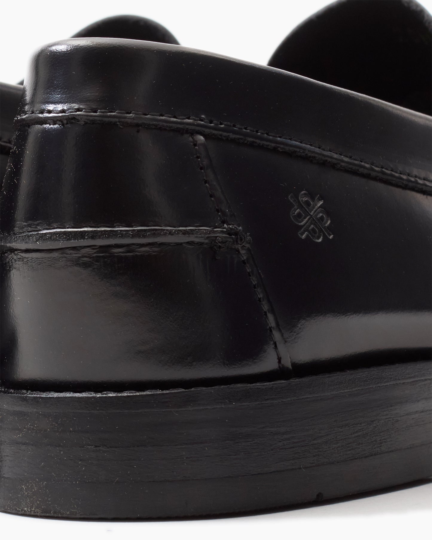 Black Dallas Polido Leather Loafer