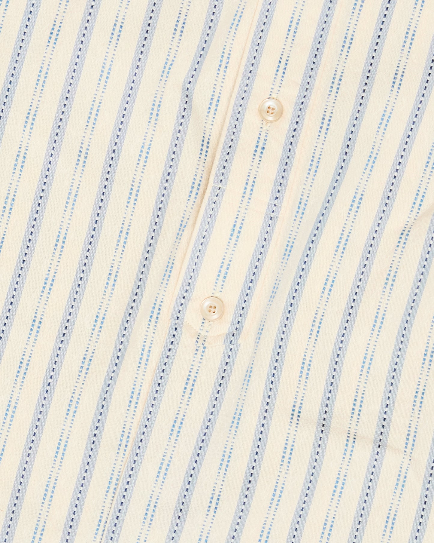 S1020 Beige Striped Work Shirt