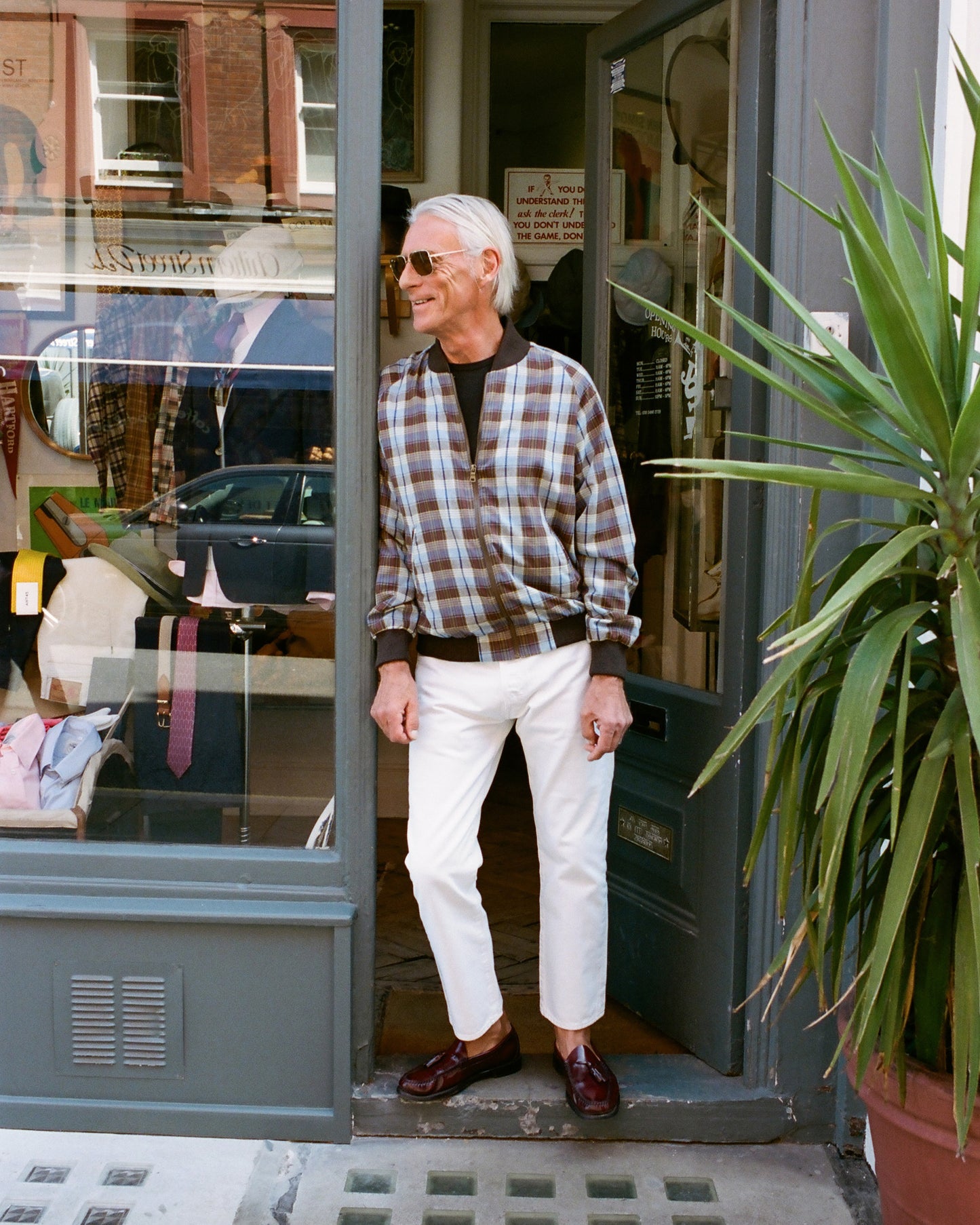 Brown Madras Surf Jacket