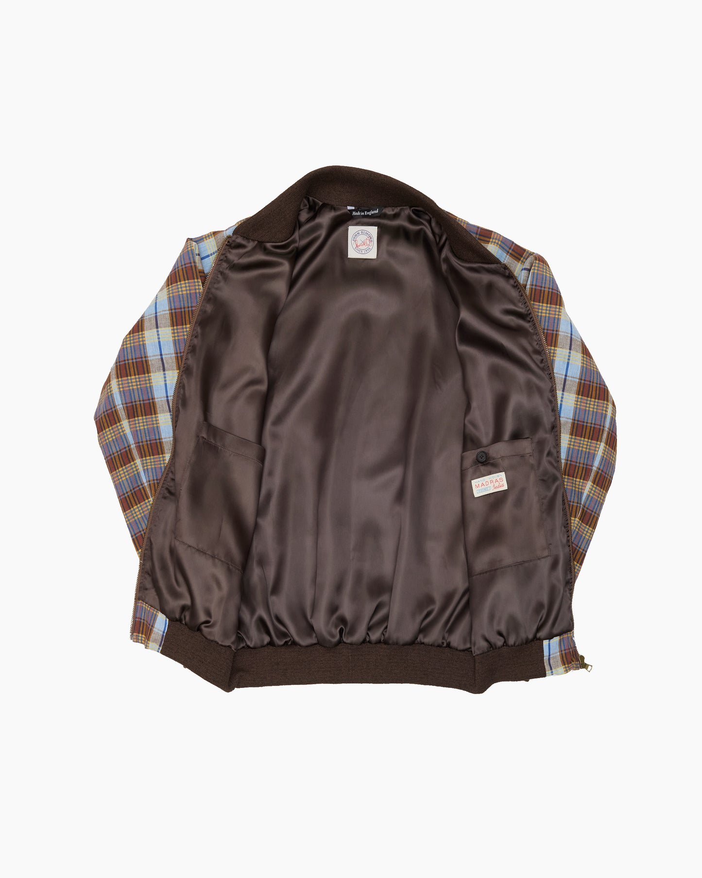 Brown Madras Surf Jacket