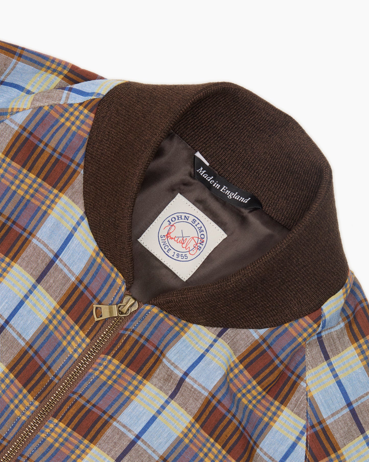 Brown Madras Surf Jacket