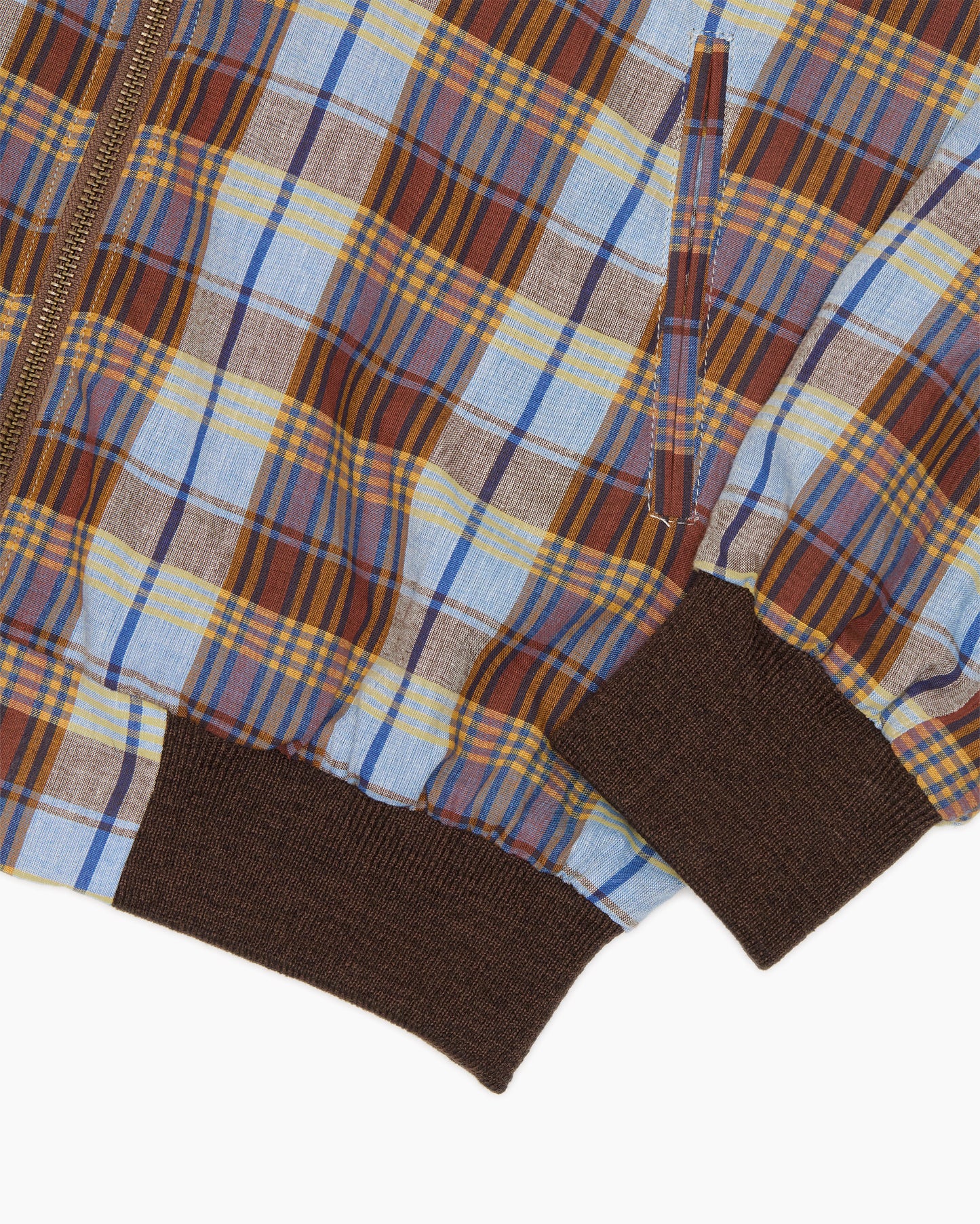 Brown Madras Surf Jacket