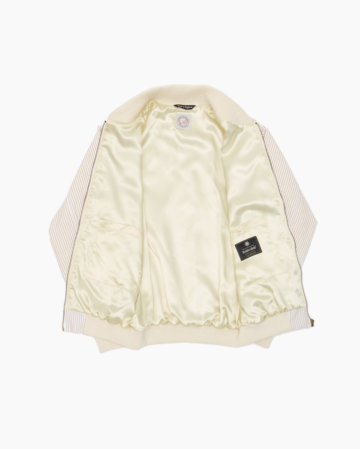Creme Stripe Seersucker Surf Jacket