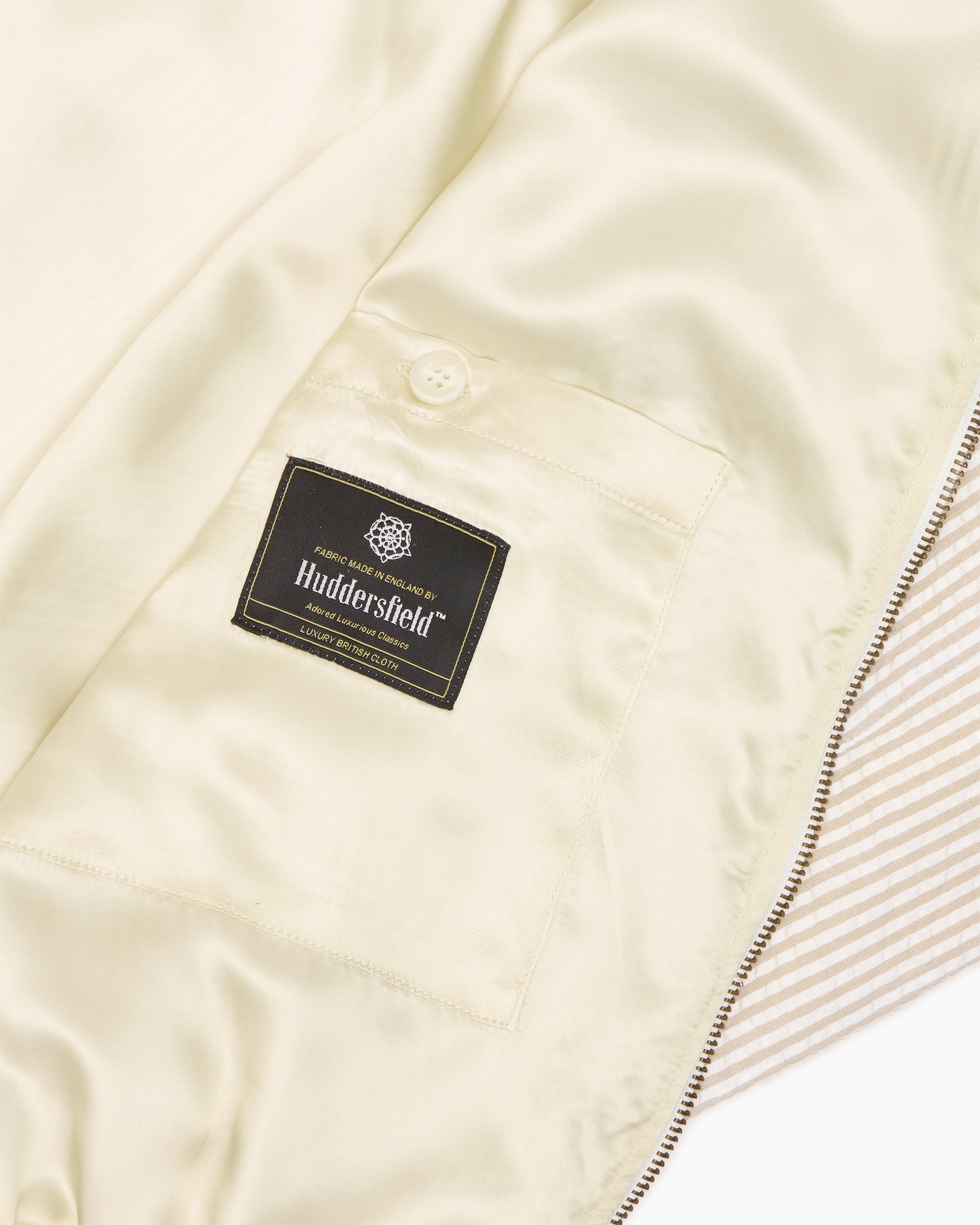 Creme Stripe Seersucker Surf Jacket
