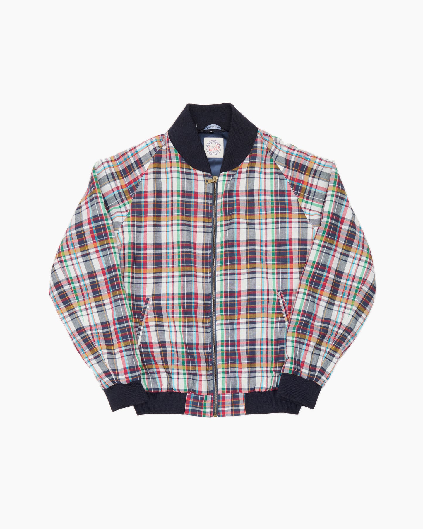 Navy Madras Surf Jacket