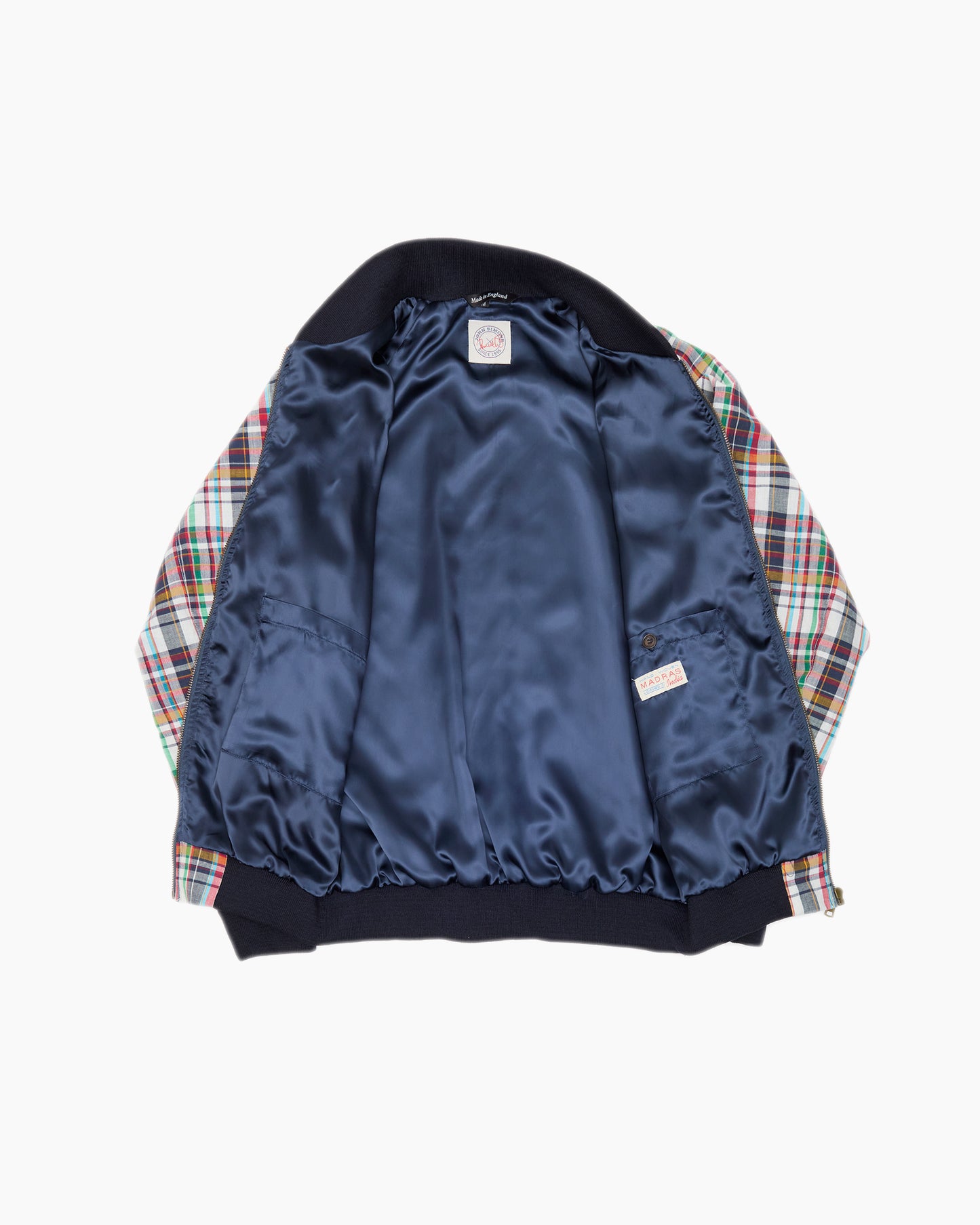 Navy Madras Surf Jacket