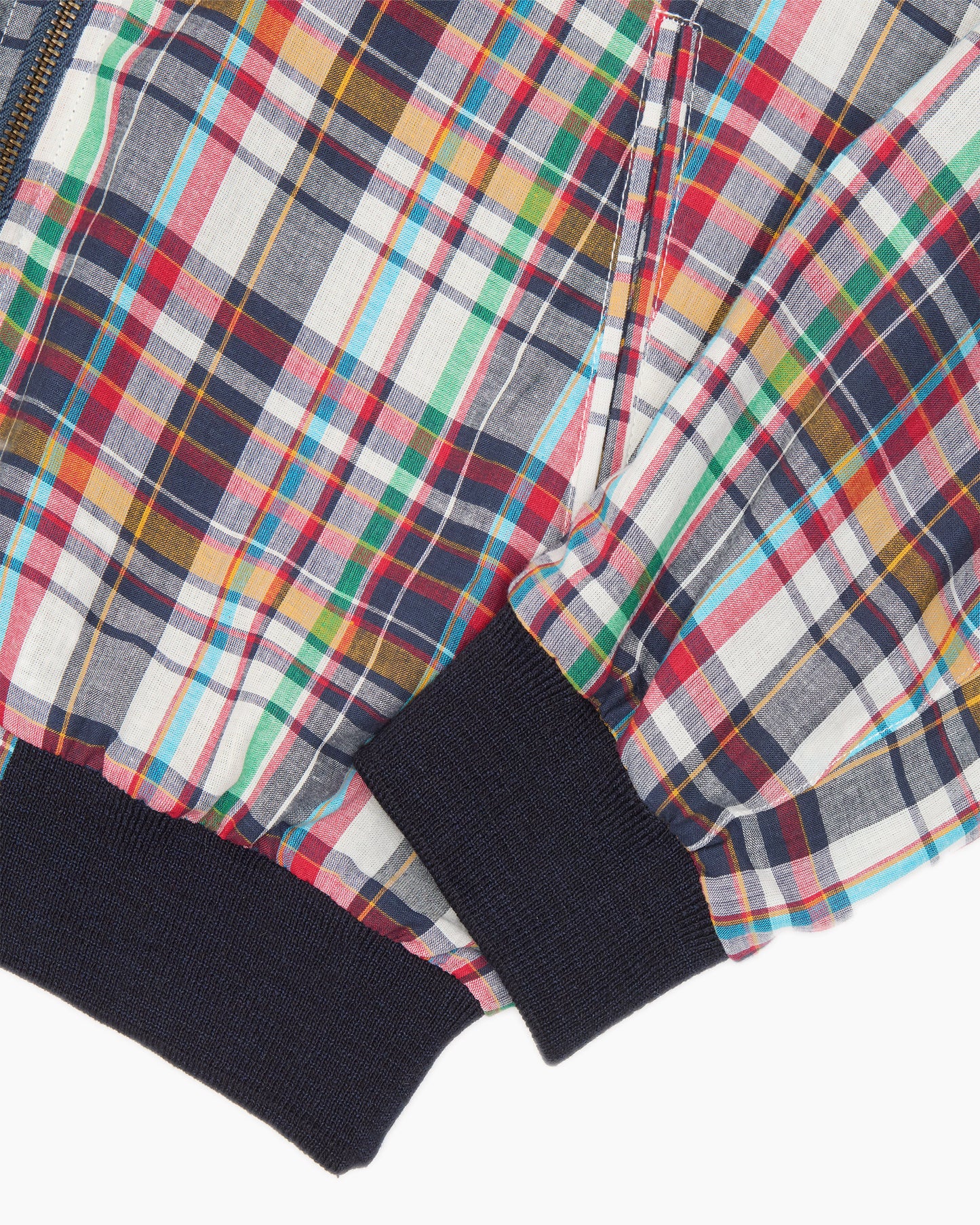 Navy Madras Surf Jacket