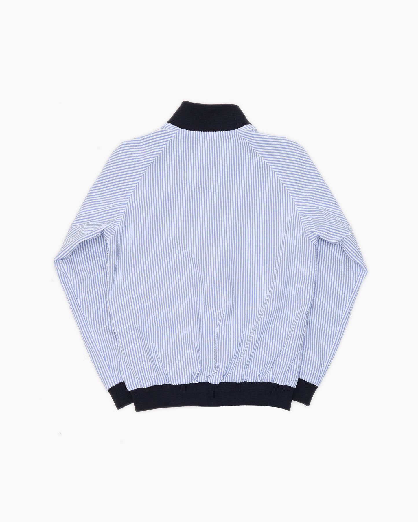 Blue Stripe Seersucker Surf Jacket