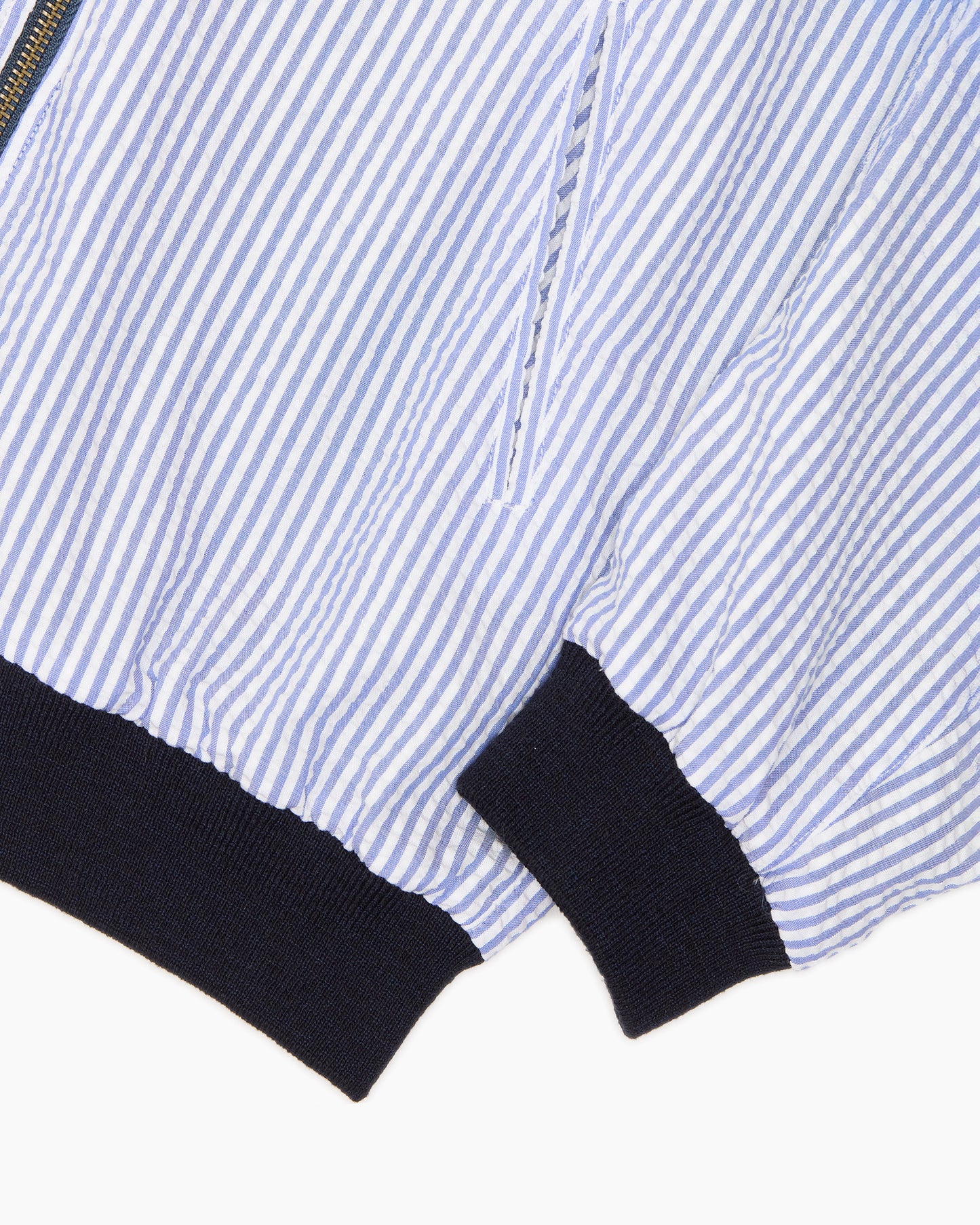 Blue Stripe Seersucker Surf Jacket