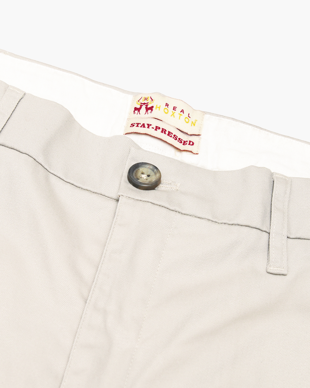 Natural Stay Press Trouser