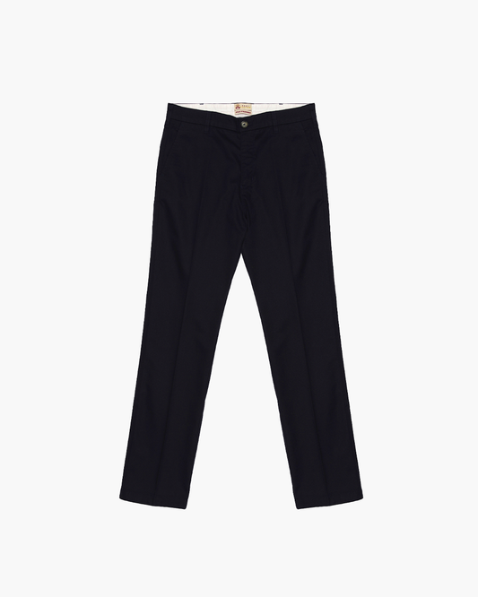 Navy Stay Press Trouser