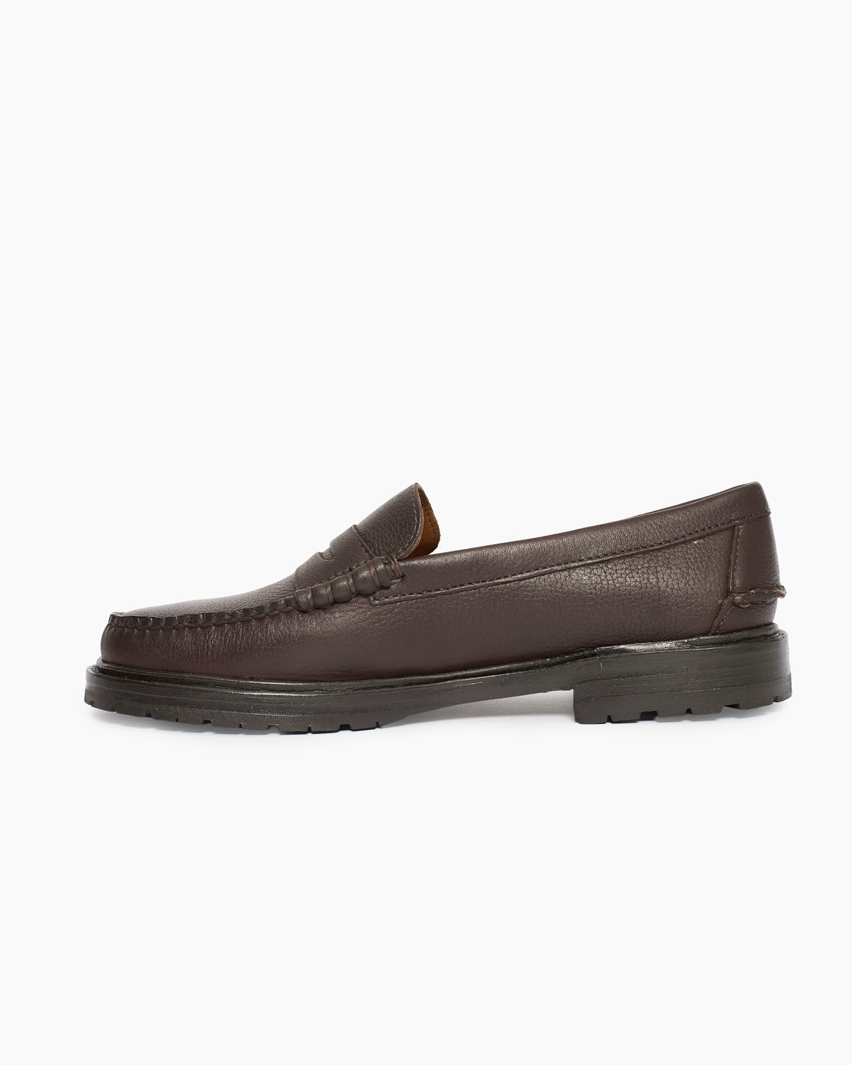 Dominic Dark Brown Leather Loafer