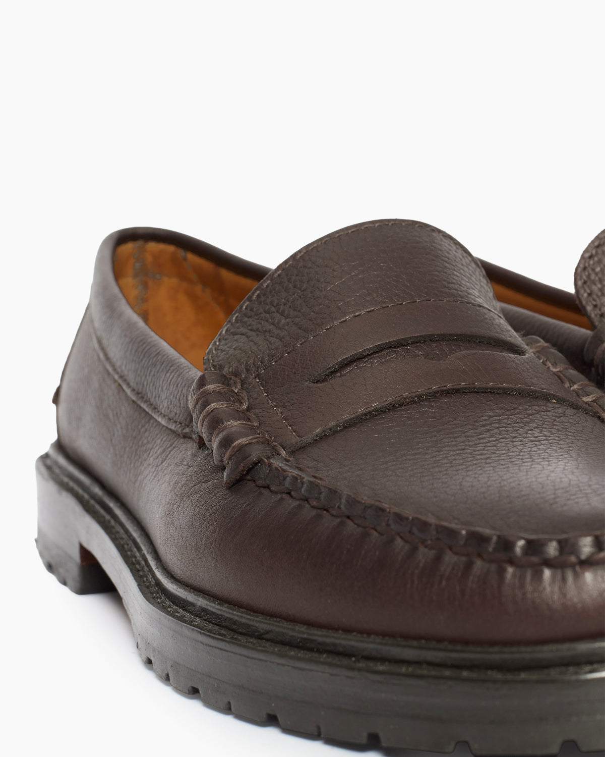 Dominic Dark Brown Leather Loafer