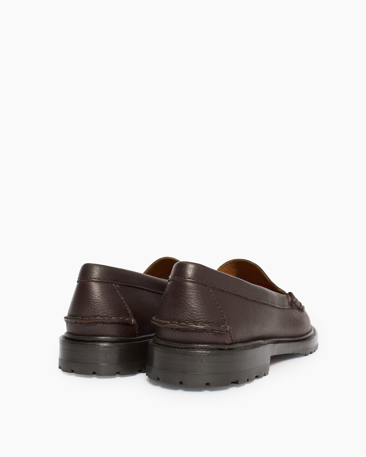 Dominic Dark Brown Leather Loafer
