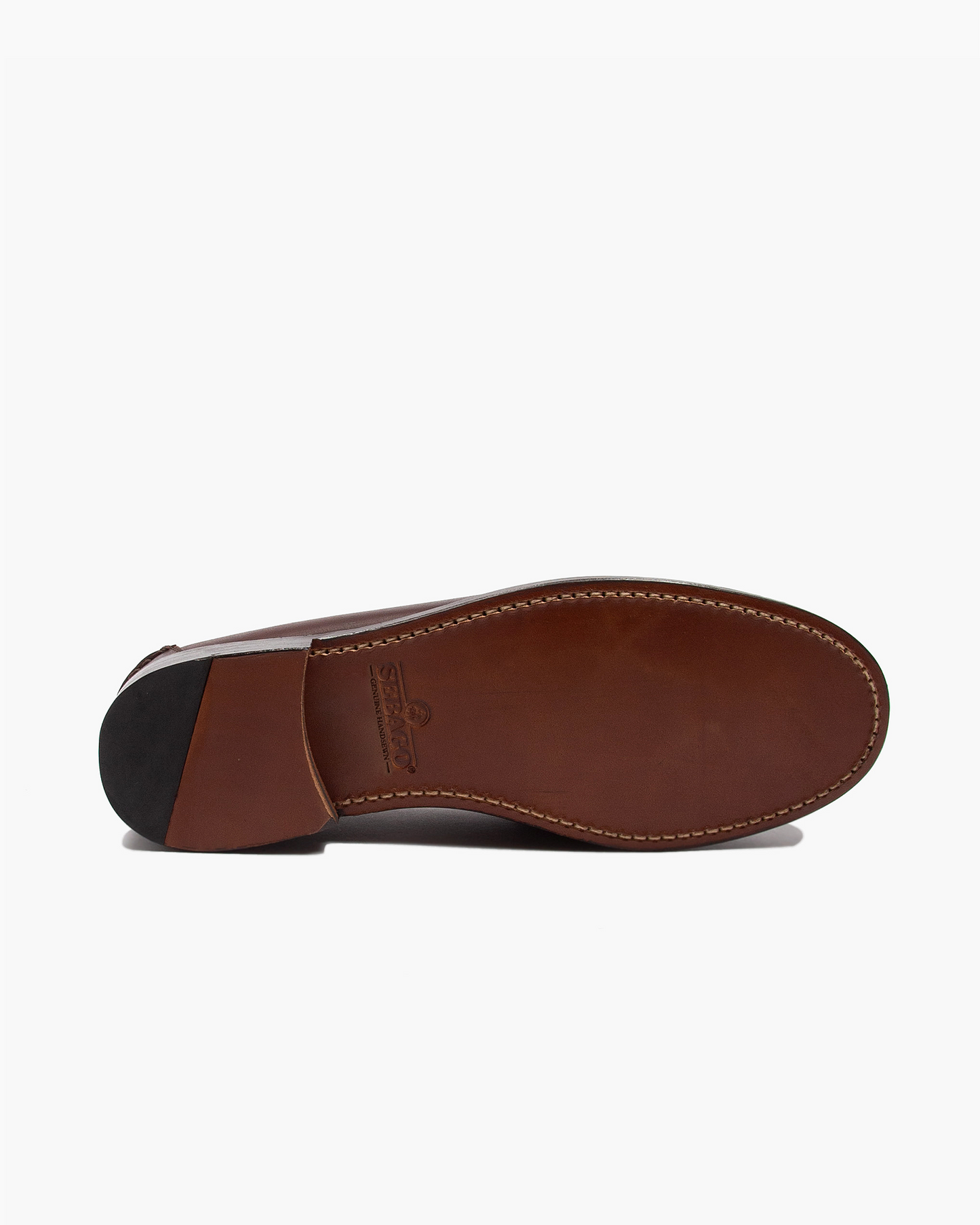 Joe Modena Dark Brown Leather Loafer