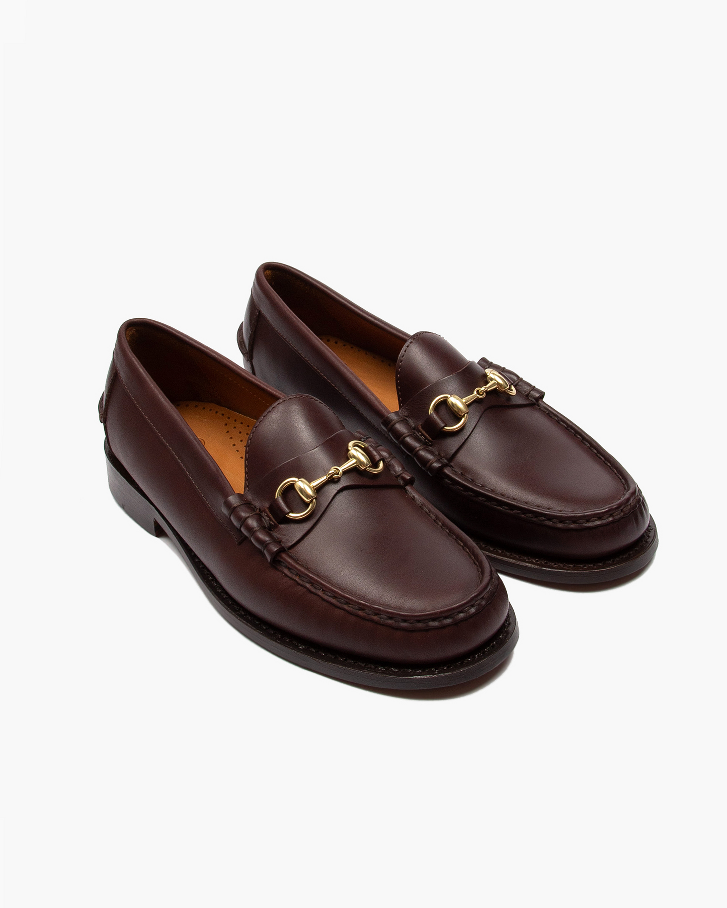 Joe Modena Dark Brown Leather Loafer