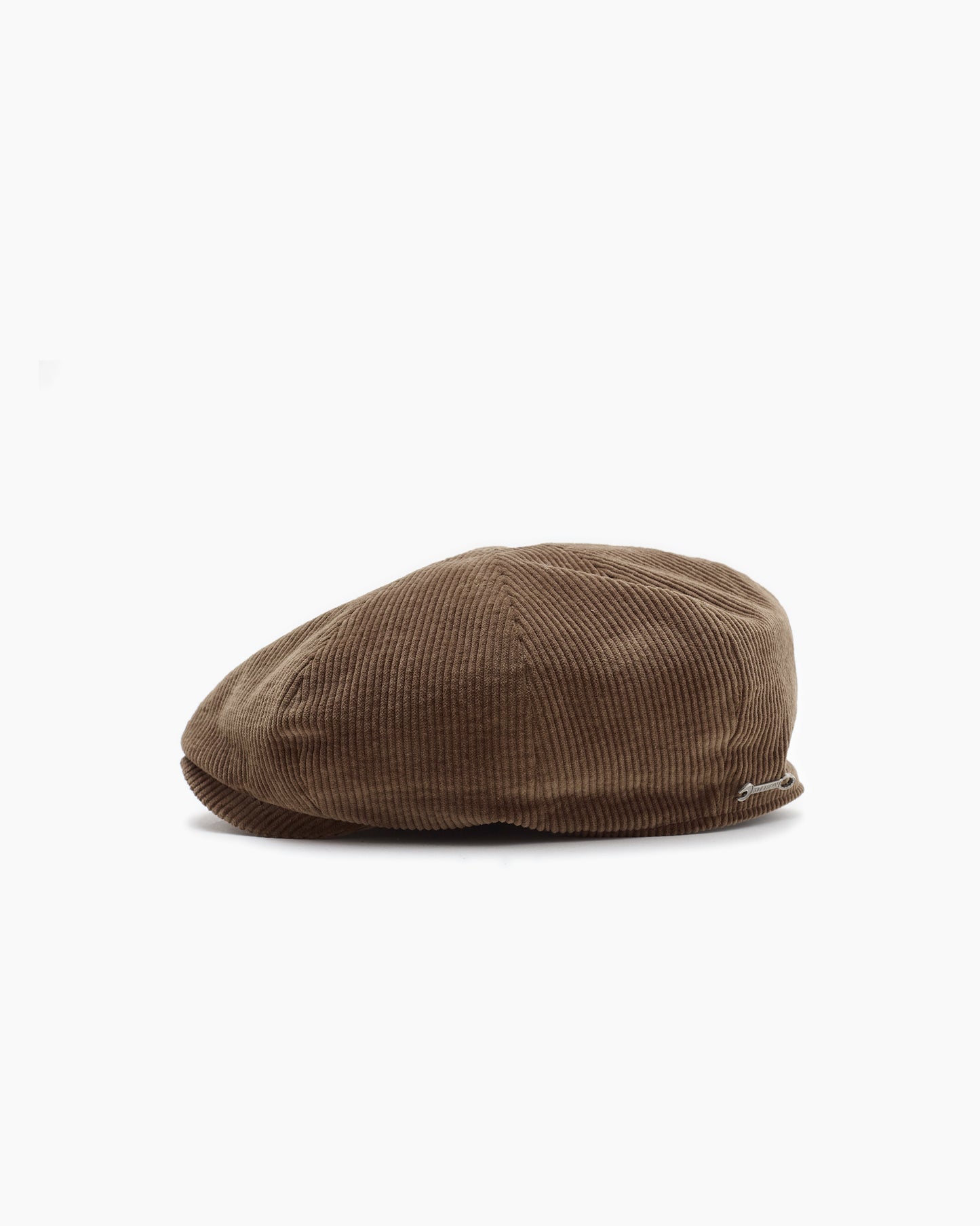 Brown Corduroy Eight Piece Cap