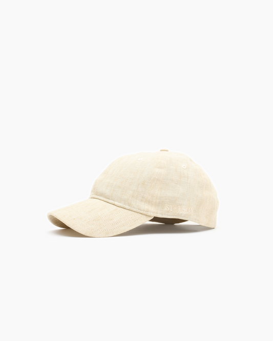 Natural Sydell Linen Baseball Cap
