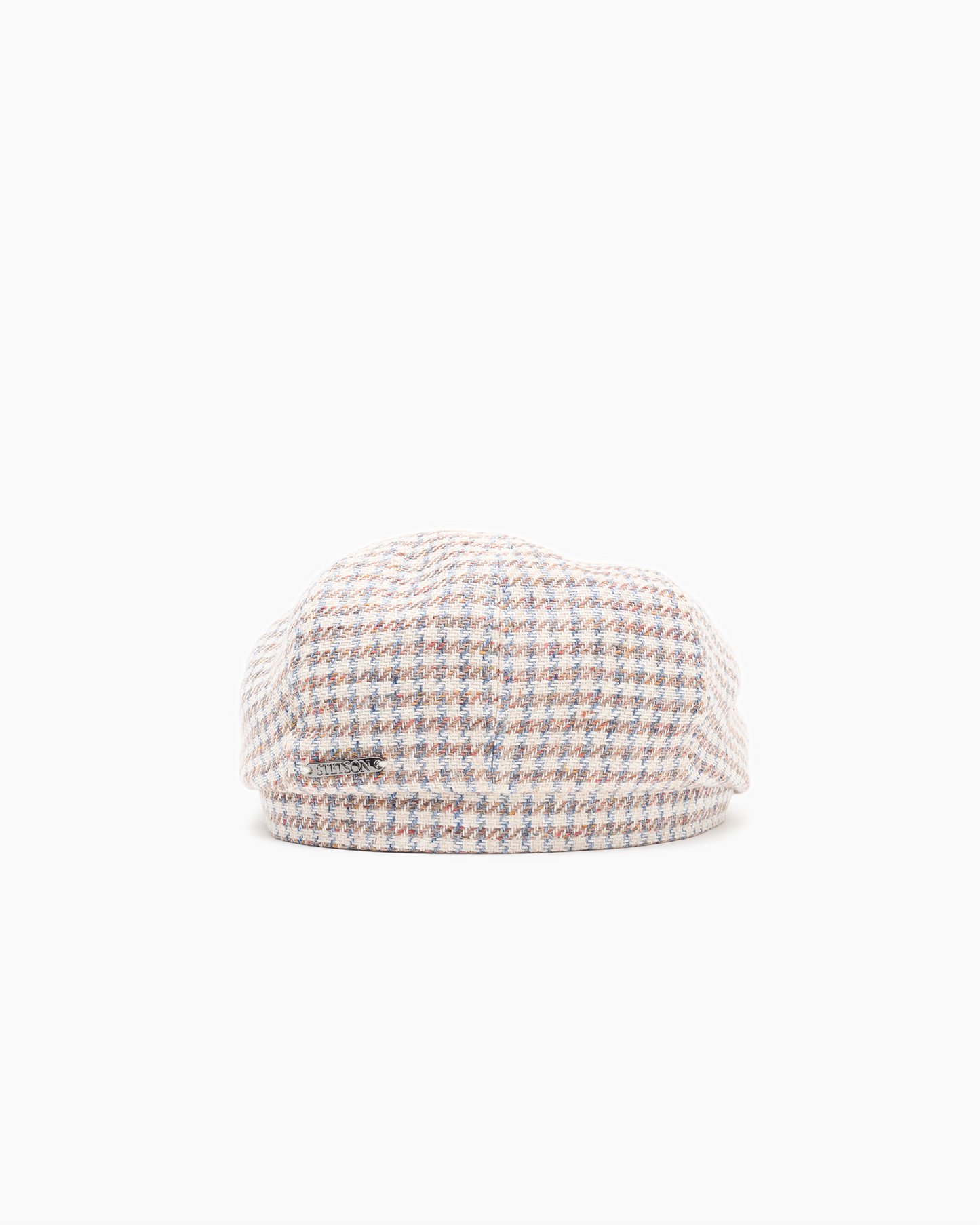 Light Houndstooth Check Summer Cap