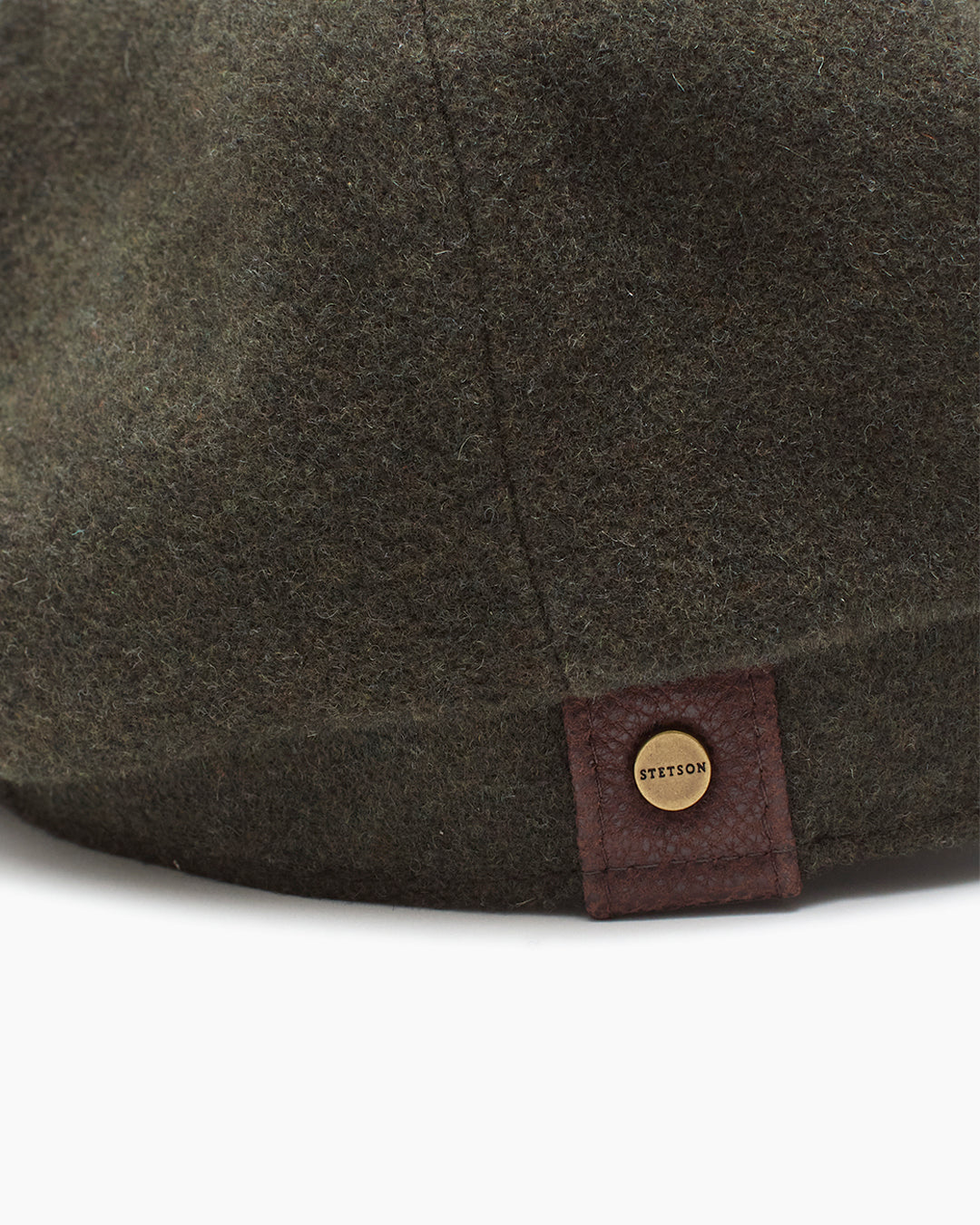 Olive Wool Cashmere Blend Cap