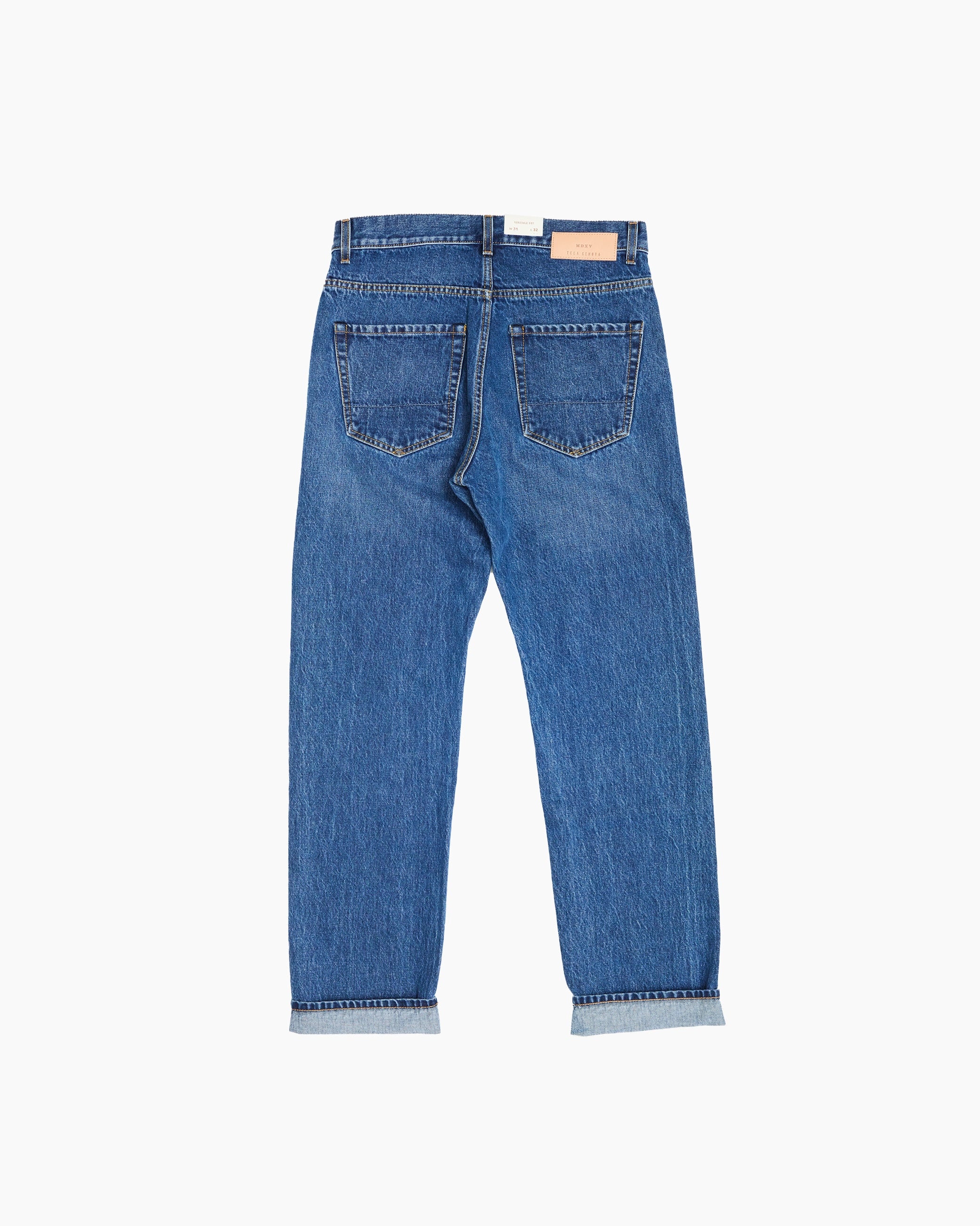 Blue Washed Selvedge Jean – JOHN SIMONS