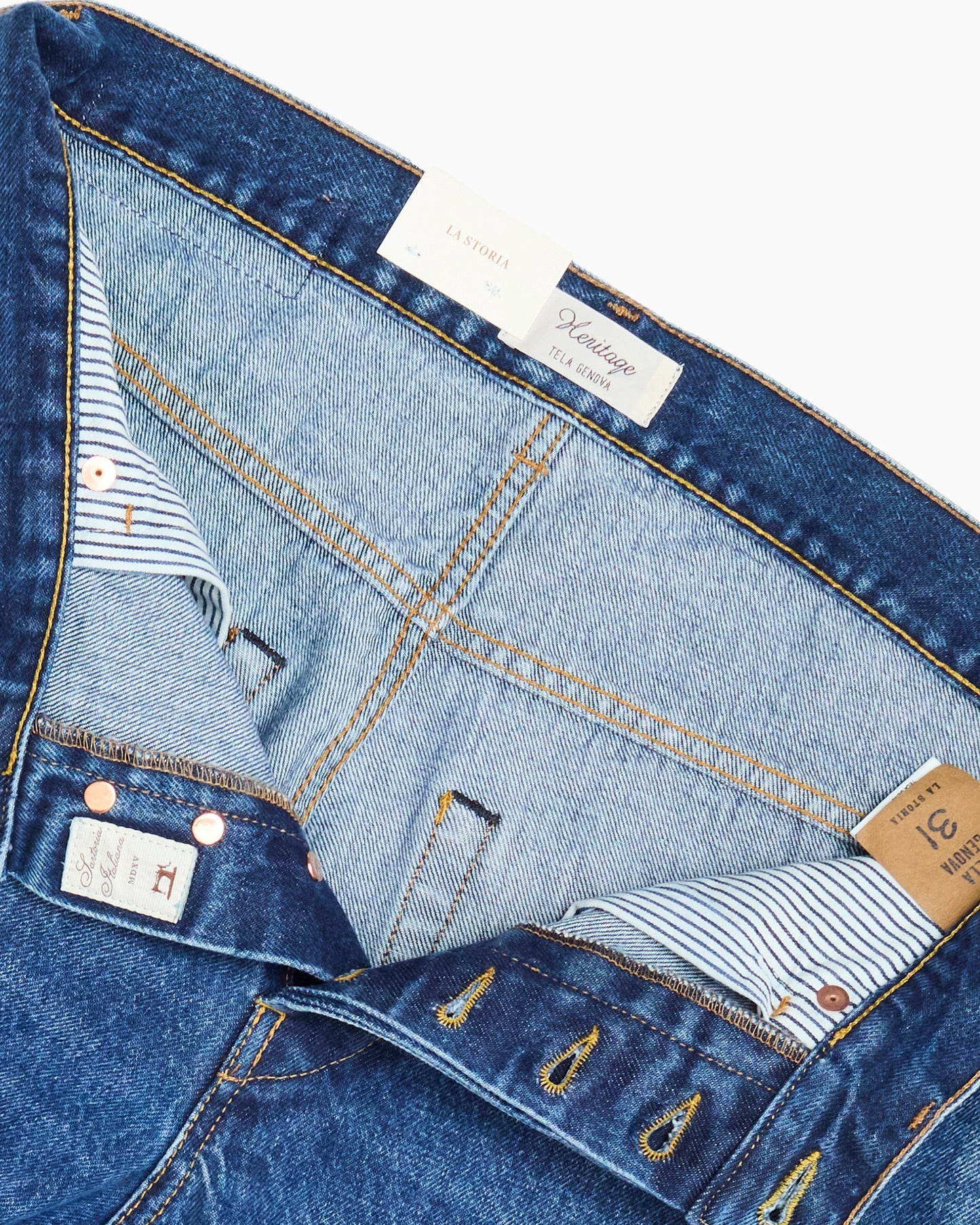 Blue Washed Selvedge Jean