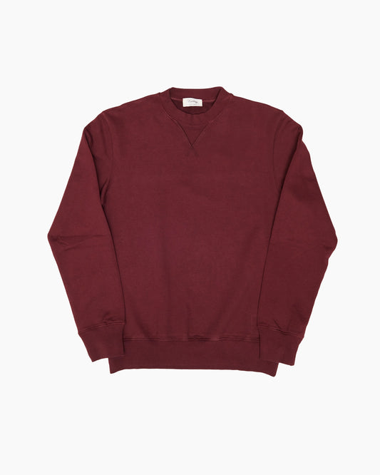 Burgundy Loopback Sweatshirt