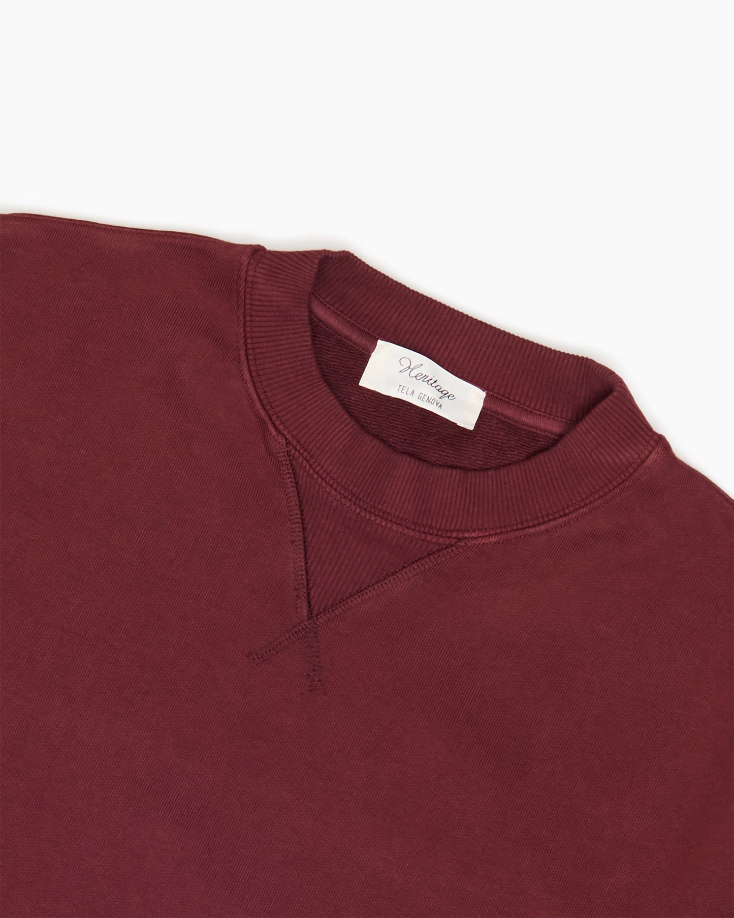 Burgundy Loopback Sweatshirt