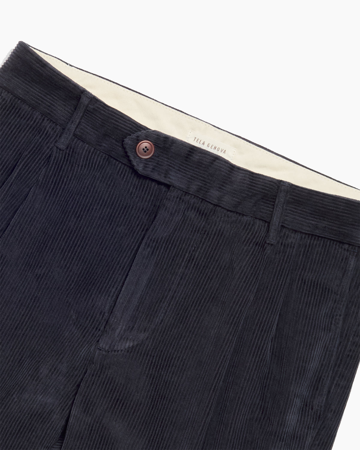 Damasco Wide Corduroy Blue Trouser