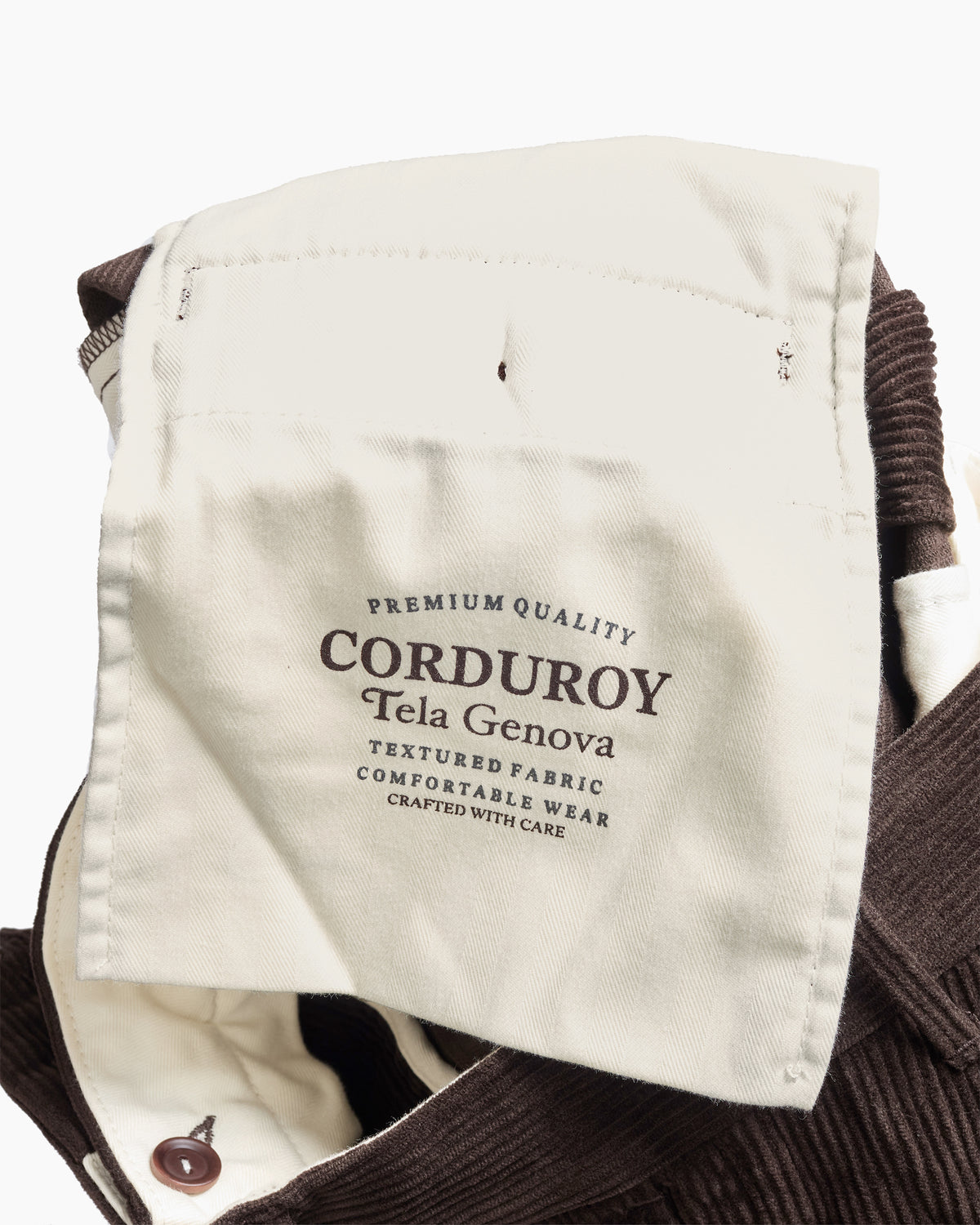 Damasco Wide Corduroy Marron Trouser