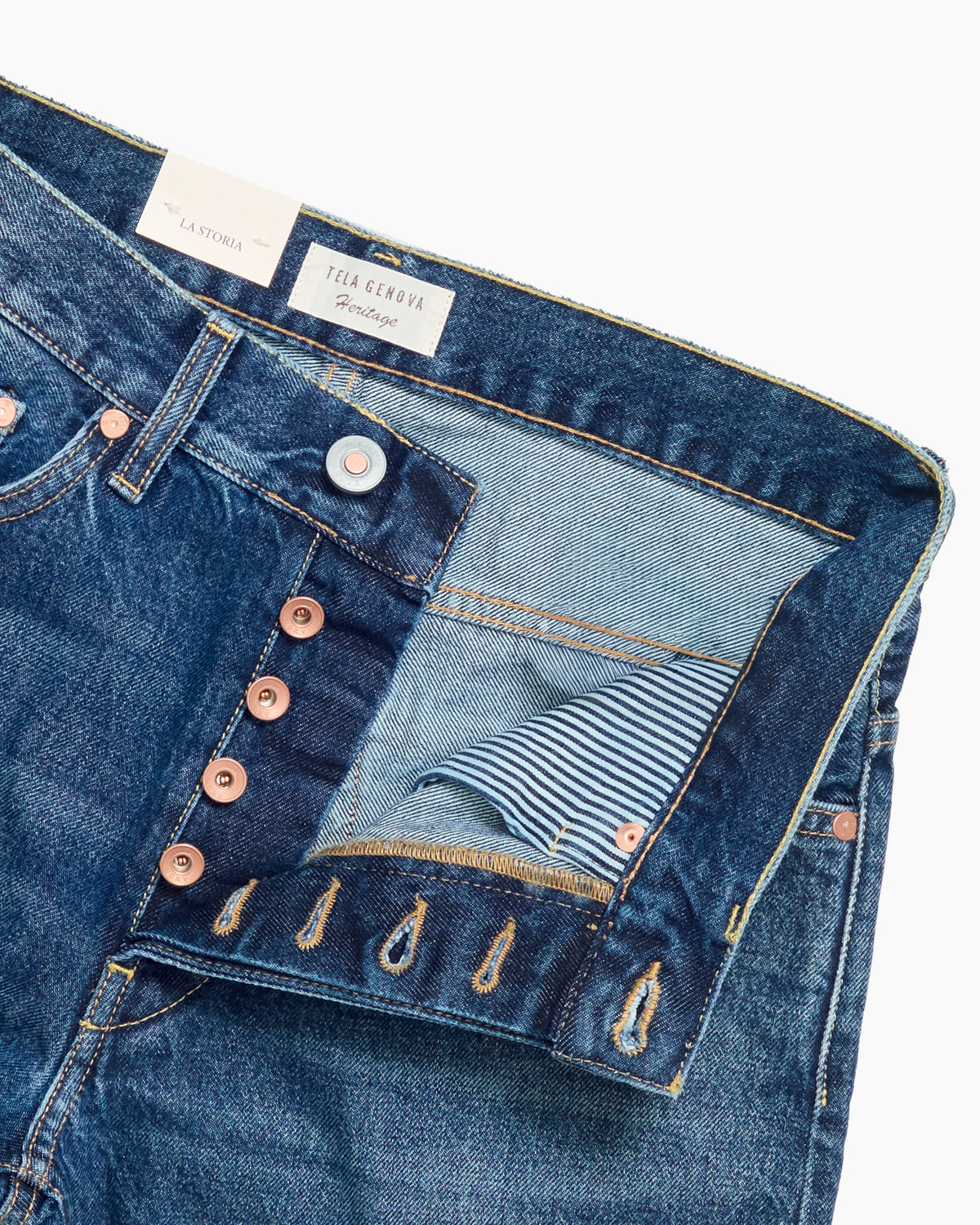 Davide Stone Wash Selvedge Jean