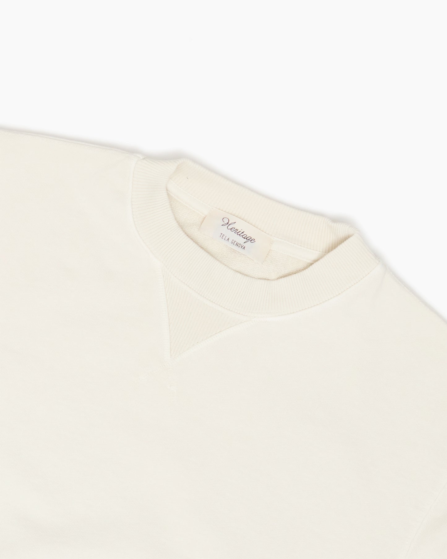 Ecru Loopback Sweatshirt