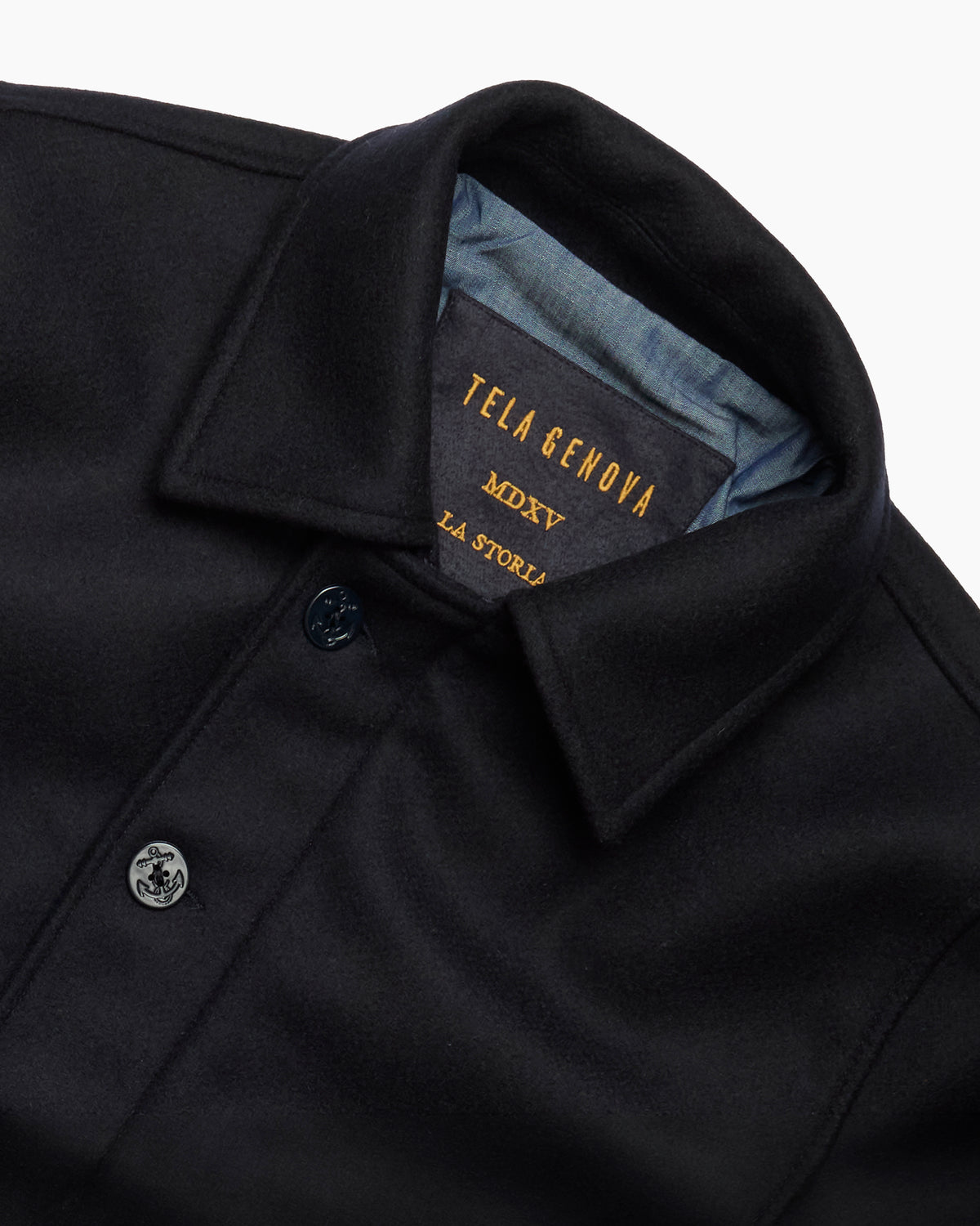 Navy Michele Short Coat