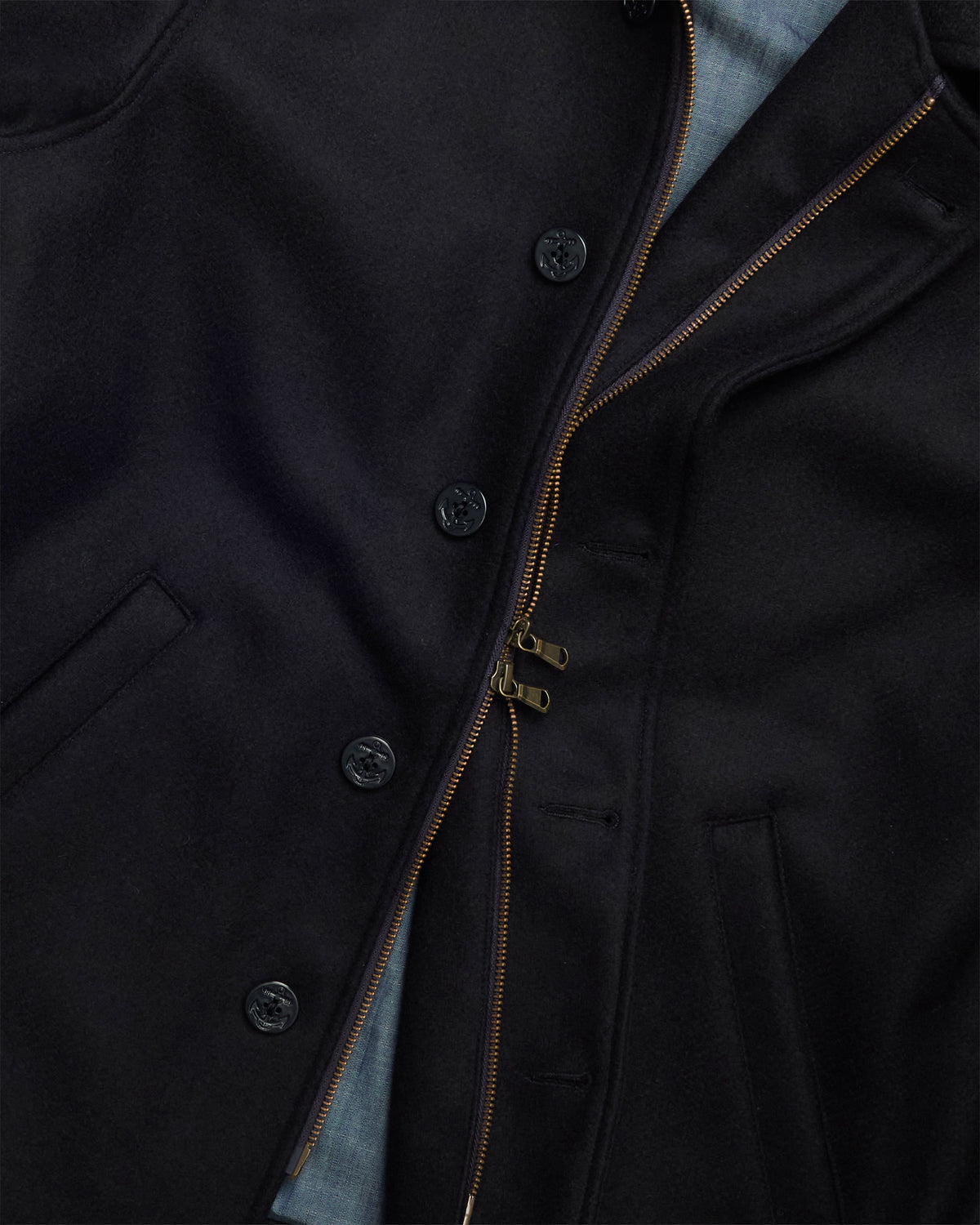 Navy Michele Short Coat